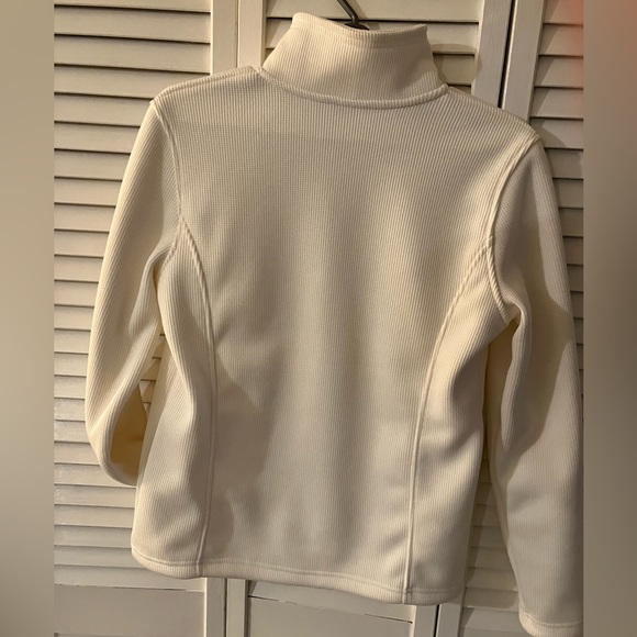 Izod off white full zip jacket with stand up collar - Picture 2 of 5